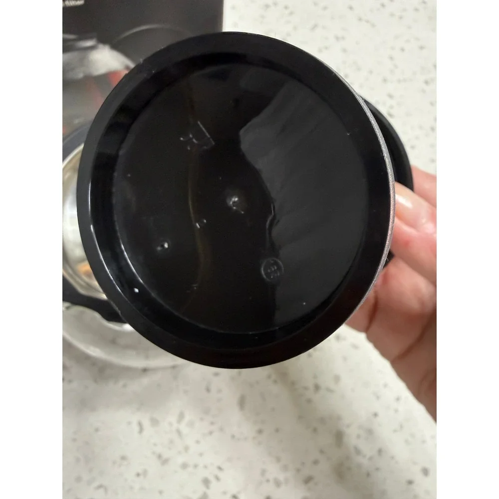 Bodum Assam Tea Press Glass Teapot 34oz‎ Black Excellent Condition 1805-01TG